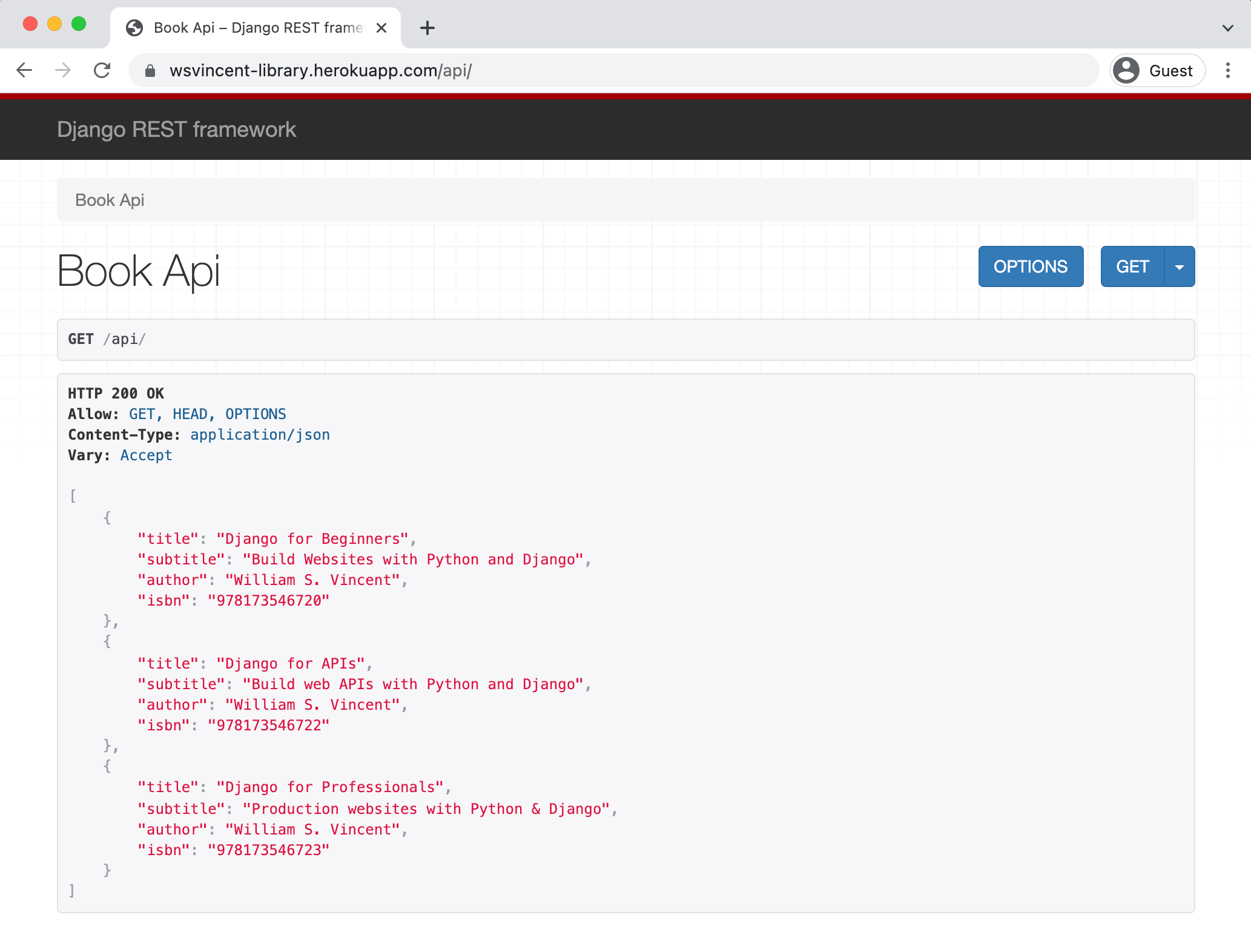 Library API